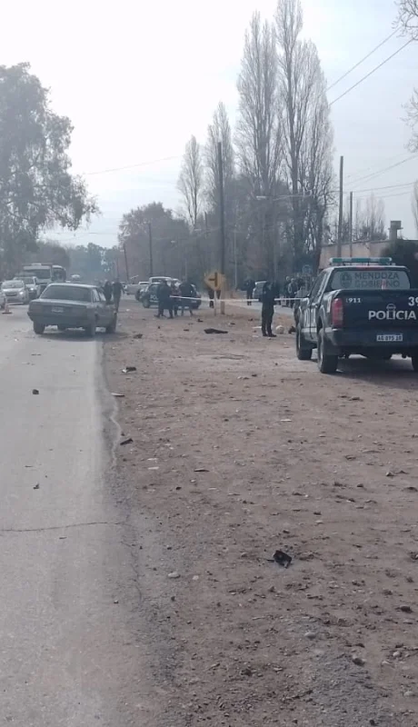 Accidente fatal en Luján de Cuyo.