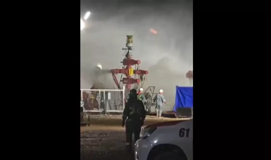 Se montó un operativo que incluyó bomberos y diversos equipos de seguridad, para evacuar a 67 trabajadores, por precaución.