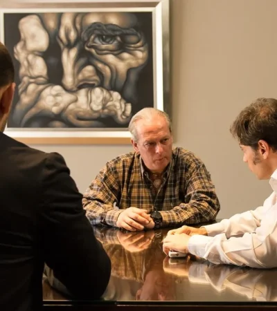 Andres Rodriguez y Axel Kicillof