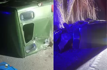 Tragedia en San Carlos: un hombre de 73 años murió tras volcar con su Estanciera