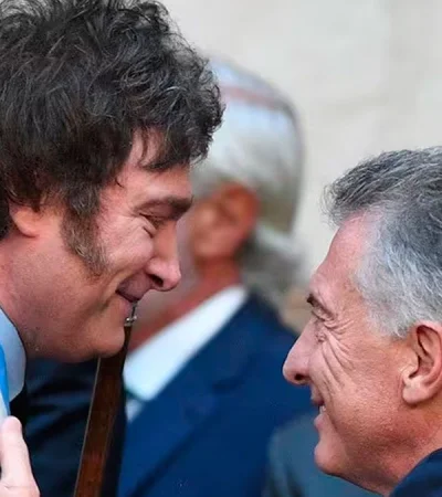 Javier Milei y Mauricio Macri, unidos por necesidad. (Foto: archivo web)