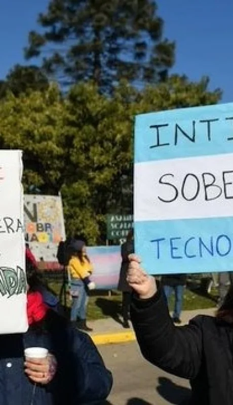 Trabajadores del Inti se manifestaron en la General Paz/ Fuente: Web