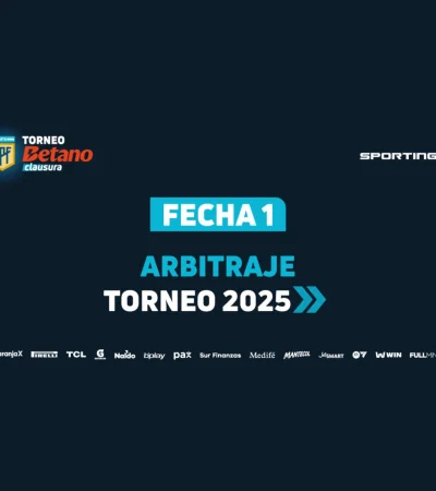 Árbitros para el debut de los mendocinos.