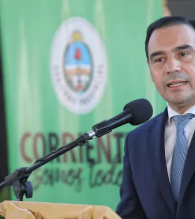 Gustavo Valdés, gobernador de Corrientes.