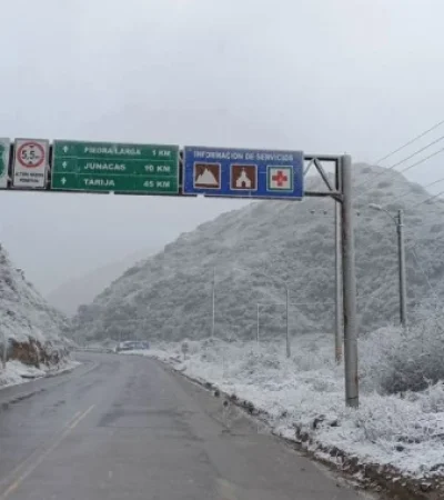 Los departamentos afectados por el fenómeno son Chuquisaca, Cochabamba, La Paz, Oruro, Potosí y Tarija.