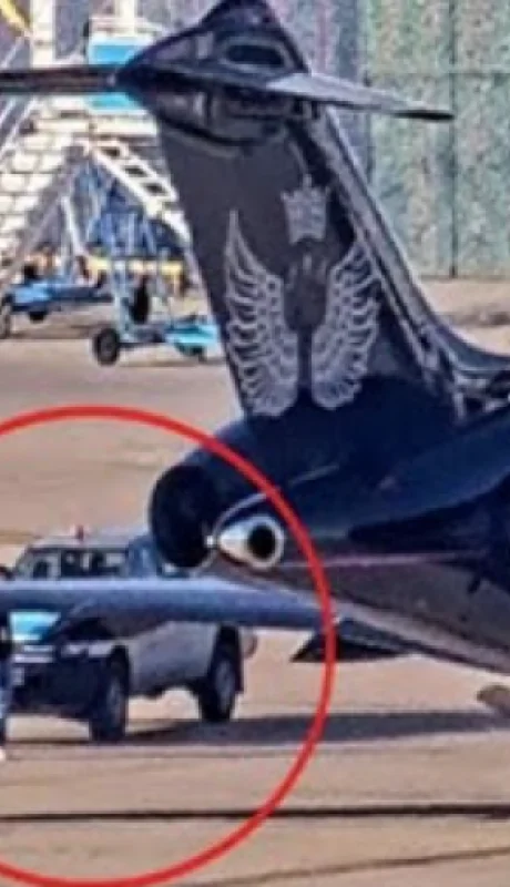 El avión de la polémica