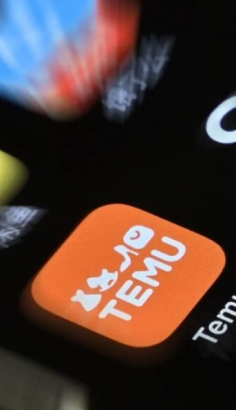 Las apps chinas de venta de artículos Temu y Shein.