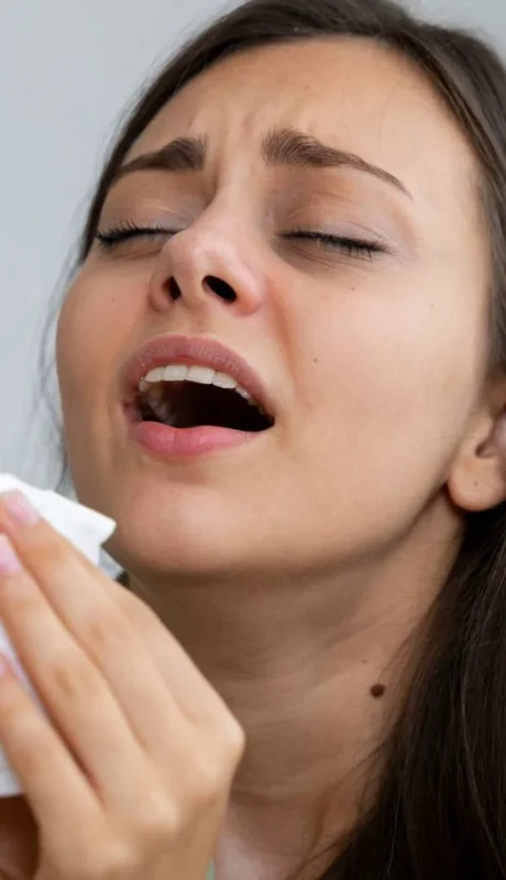 Gargantas irritadas, ojos llorosos. Y el intempestivo estornudo.