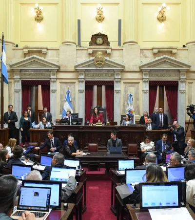 Durísima sesión en el Senado
