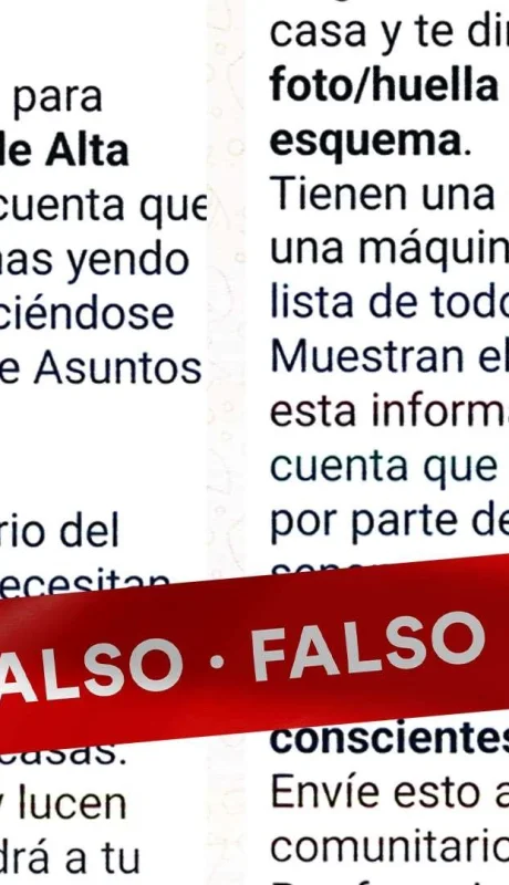 Alerta falsa: no existen 'falsos funcionarios' tocando puertas en la Argentina