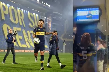 La mamá de Paredes, su fan número uno: grabó la tele con su celular