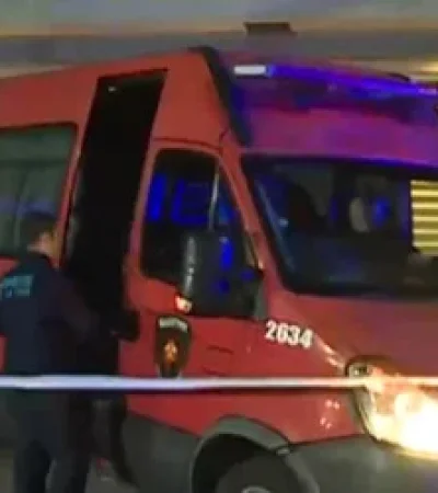 En el lugar del hecho trabajaron efectivos policiales y de Bomberos. (Foto: captura de video - gentileza TN)