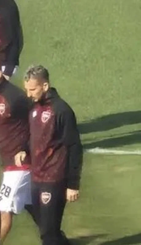 Darío Benedetto firmó como arquero suplente luego de que Newells viajara sin Navas/ Fuente: X