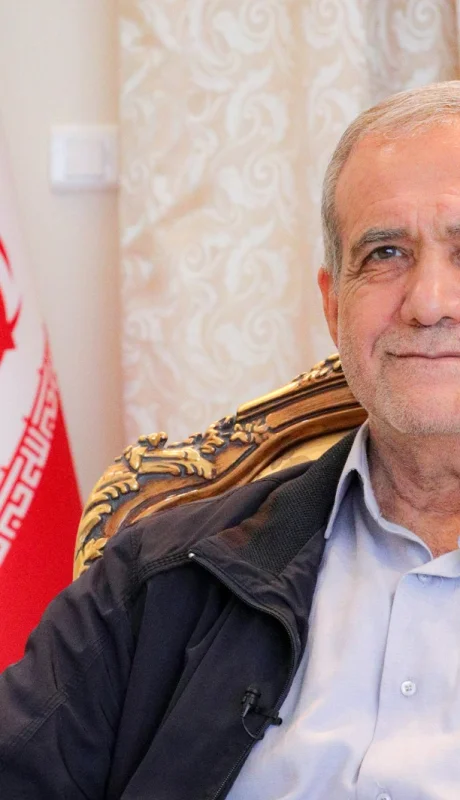 Masud Pezeskhian, presidente de Irán
