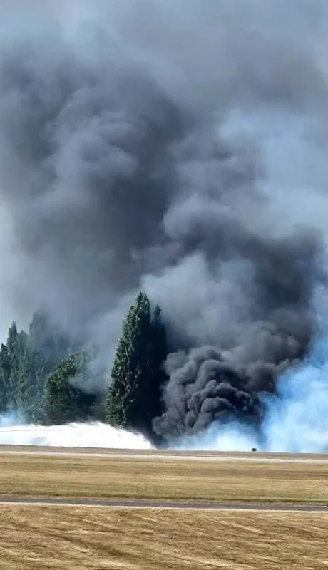 El avión se estrelló después de haber llegado a Reino Unido desde Croacia.