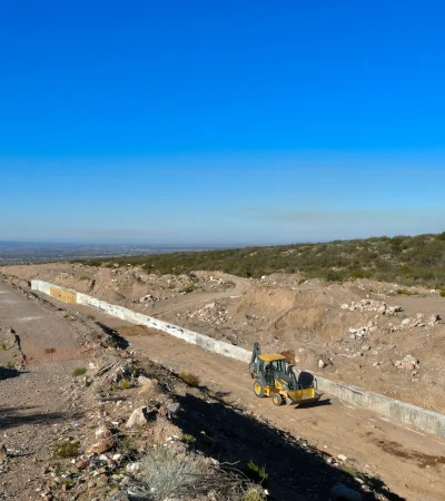 Obra en defensa aluvional del pedemonte mendocino/