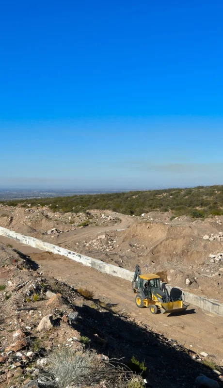 Obra en defensa aluvional del pedemonte mendocino/