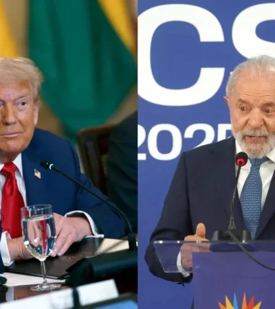 Doland Trump y Lula Da Silva.