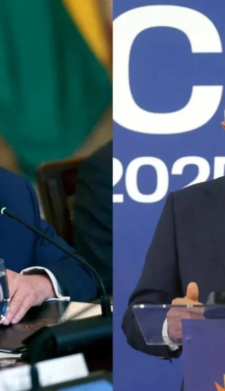 Doland Trump y Lula Da Silva.