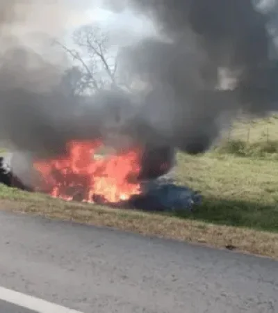Dantesca imagen de la tragedia. (Foto: gentileza Crónica)