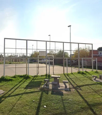 El hecho ocurrió en esta playa de deportes de la ciudad de Rosario. (Foto: web)