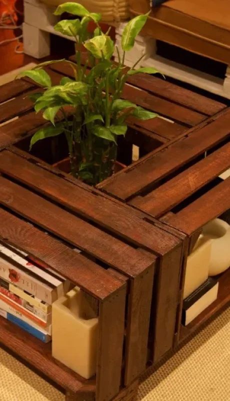 Cómo reciclar cajones de frutas: las mejores ideas para decorar tu casa