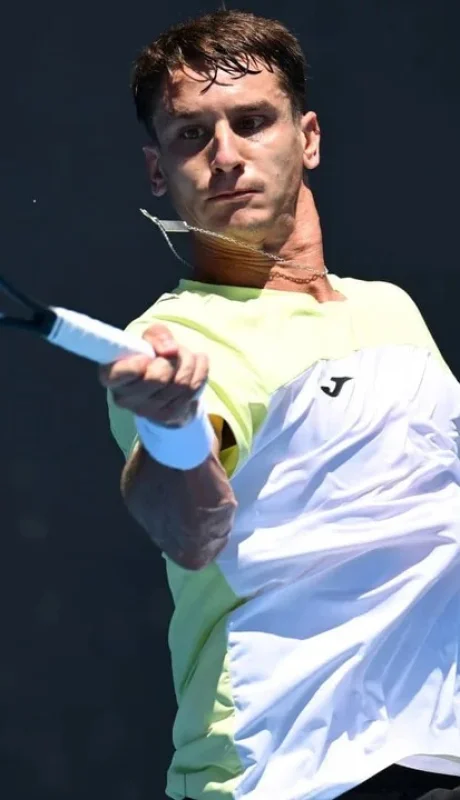 Ugo Carabelli no pudo completar su juego