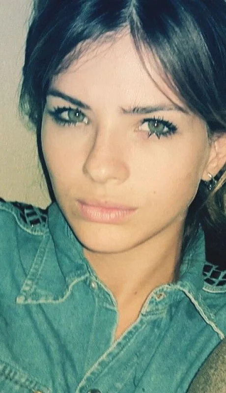 La China Suarez a los 20 años.