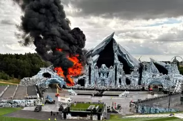 VIDEO: así fue el incendio en Tomorrowland que destruyó todo a 48 horas del festival