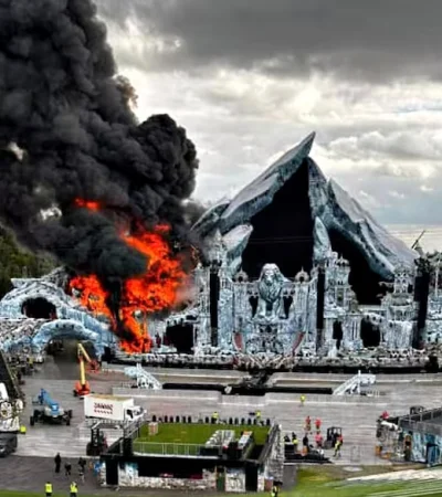 VIDEO: así fue el incendio en Tomorrowland que destruyó todo a 48 horas del festival