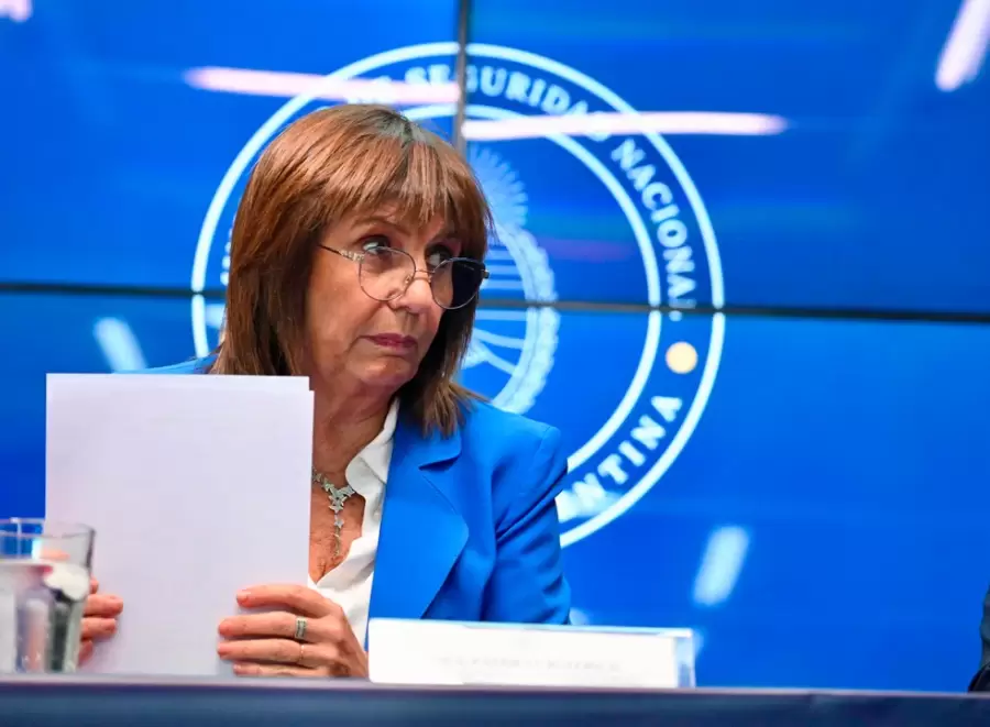 Ministra de Seguridad, Patricia Bullrich