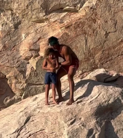 Garrett Gee buscó enseñarle una lección de vida a su hijo.