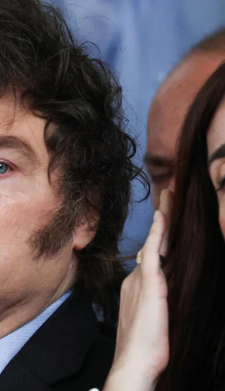 El presidente Javier Milei y Victoria Villarruel, enfrentados políticamente. (Foto: archivo web)