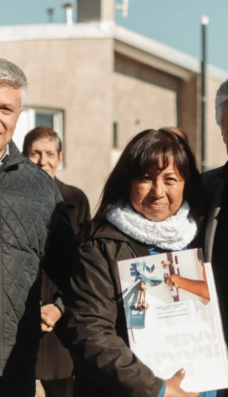 El intendente Gustavo Aguilera y el gobernador Alfredo Cornejo.