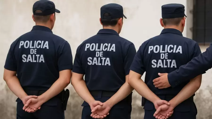 Tres agentes resultaron desafectados.