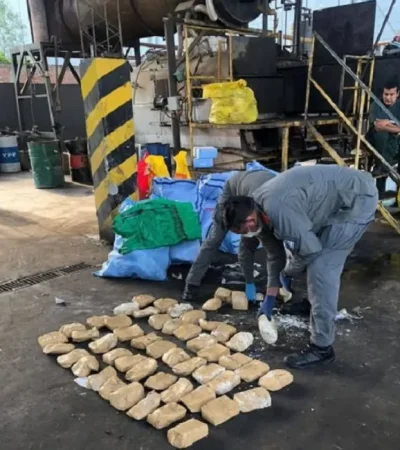 Al momento de la incineración del estupefaciente, se descubrió que tres de los paquetes eran plastilina.