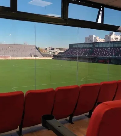 Barracas Central y su renovado estadio.