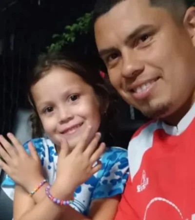 Kim Gómez y su papá, Marcos, quien recordó la muerte de la nena en un posteo. (Foto: archivo web)