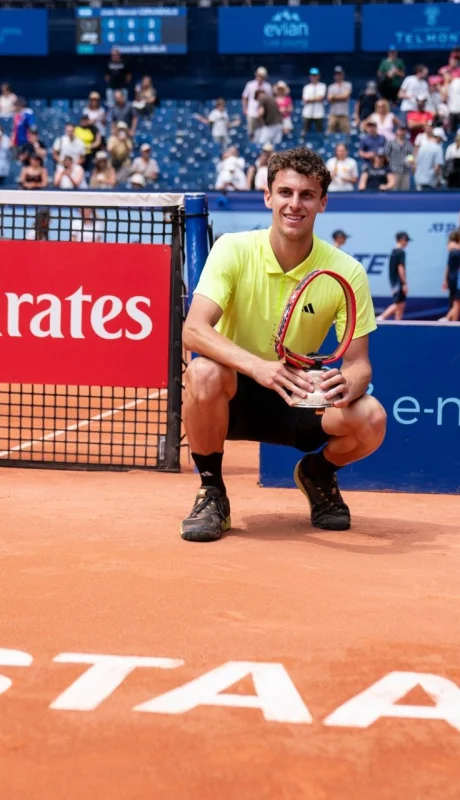 Juan Manuel Cerúndolo perdió ante Bublik en la final del ATP 250 de Gstaad