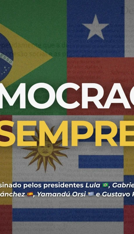 Cumbre Democracias Siempre en Santiago de Chile.