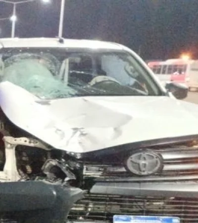 Accidente de tránsito en Acceso Este casi Tirasso/ Foto: Cuenta de X de Matías Pascualetti