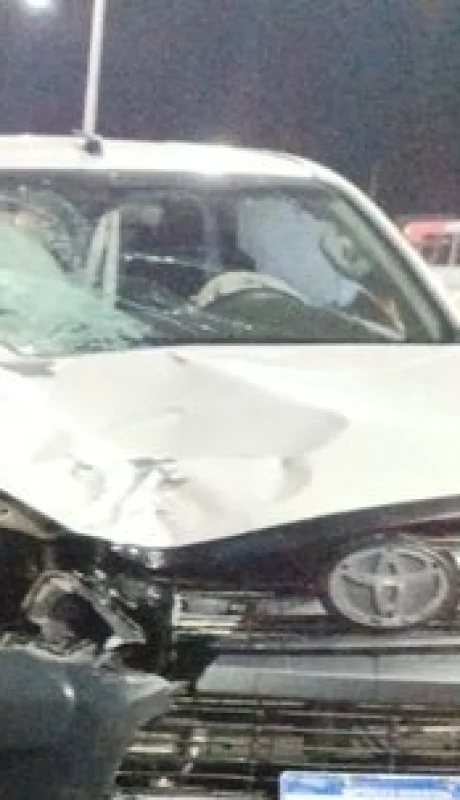 Accidente de tránsito en Acceso Este casi Tirasso/ Foto: Cuenta de X de Matías Pascualetti