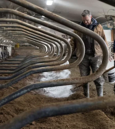 Línea de producción de la empresa láctea Verónica.