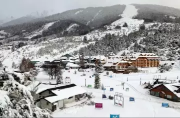 San Martín de los Andes se vistió de blanco con la llegada de la nieve