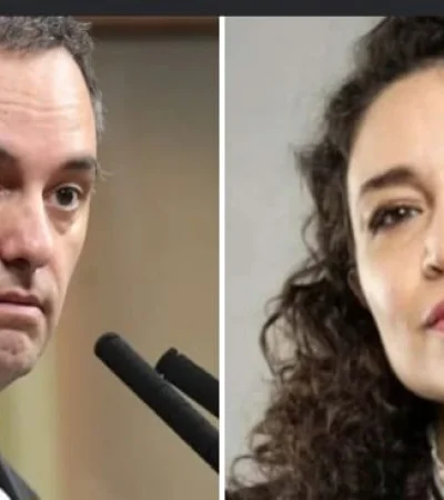 Manuel Adorni y Julia Mengolini.