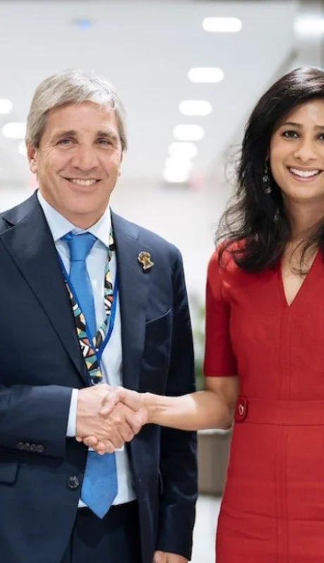 El ministro argentino tenía una interacción fluida con la segunda a cargo del FMI.