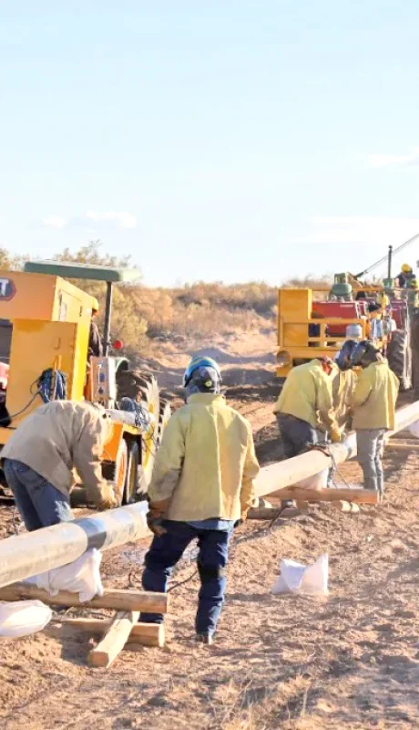 El gasoducto dará gas a miles de familias del sur mendocino/