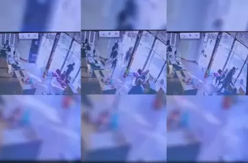 Entró con un pico y destrozó una oficina estatal: rompió computadoras y vidrios