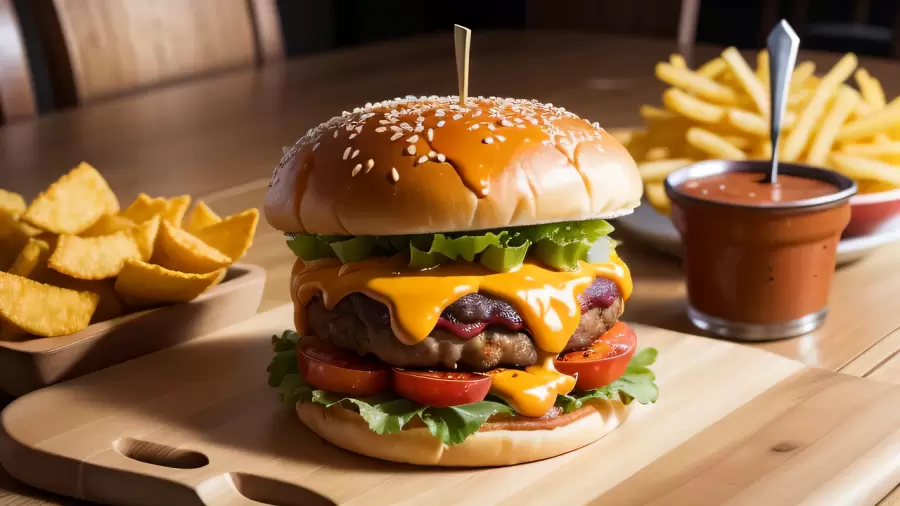 hamburguesa, comida, sandwich, hamburguesas, restaurante, parrilla, delicioso, queso, cena, burger, comida rapida, fastfood, comida, hamburguesas, ham