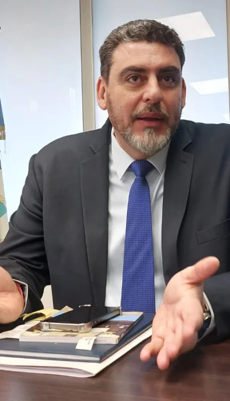 Presidente provisional del Senado, Martín Kerchner.